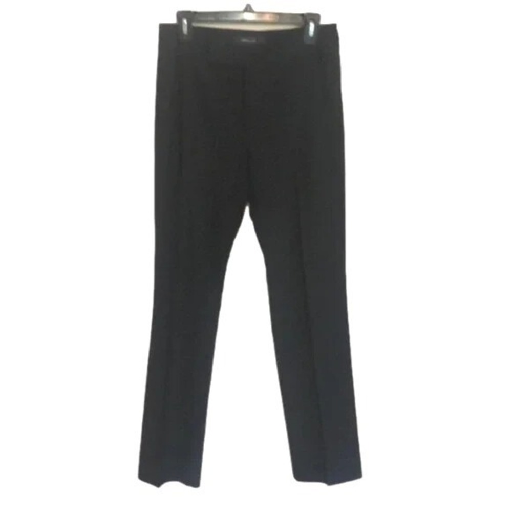 Arden B. Black Rayon Blend Straight Leg Slacks Women's Size 4 Professional